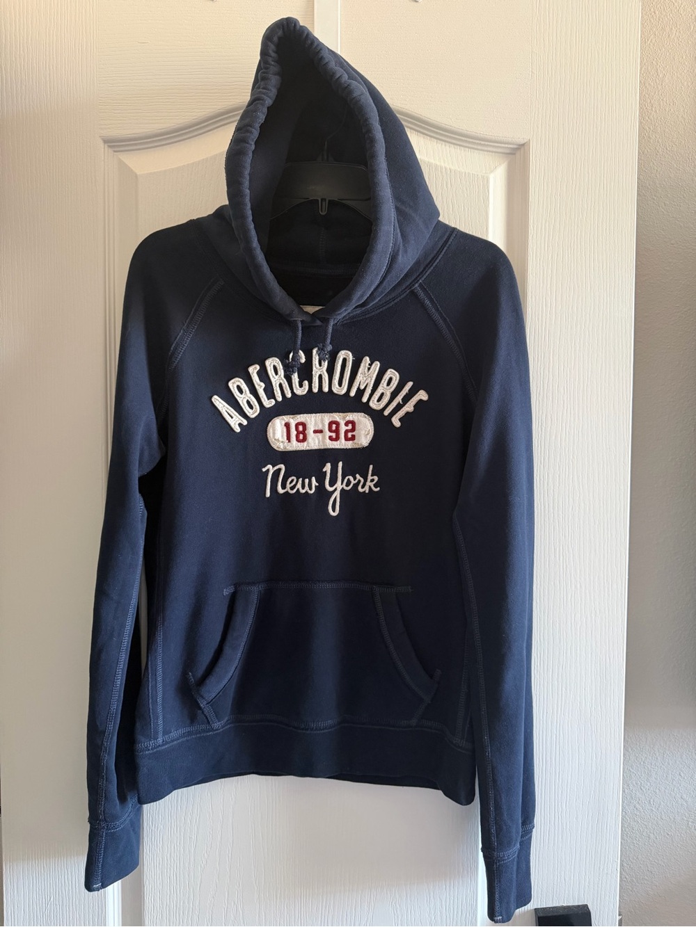Abercrombie Navy Hooded Sweatshirt